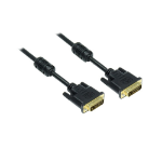 Alcasa DVI-D 24+1 3m DVI kabel Zwart