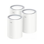 Cudy AX3000 Wi-Fi 6 Mesh 2.5G Solution Dual-band (2.4 GHz / 5 GHz) Wi-Fi 6 (802.11ax) White Internal