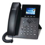 PLANET High Definition Color POE IP phone Black 6 lines LCD