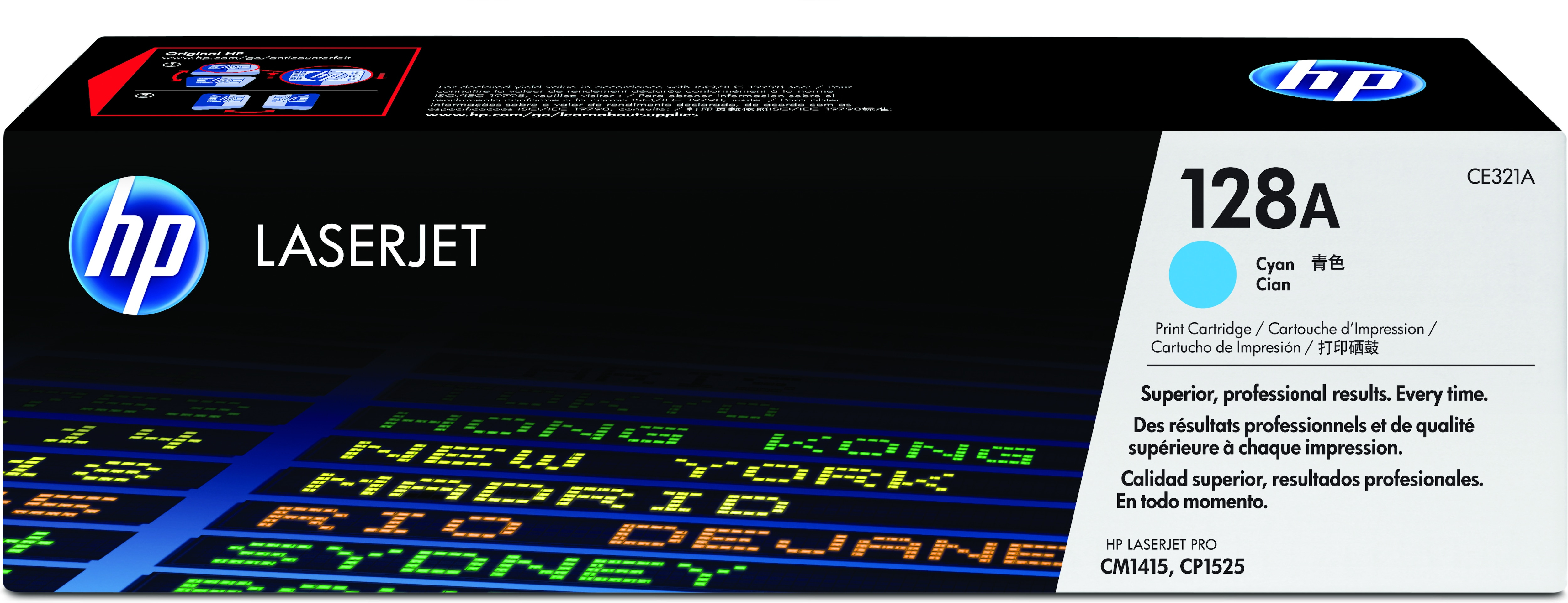 Image of HP CE321A/128A Toner cyan, 1.3K pages ISO/IEC 19798 for HP LJ Pro...