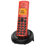 Alcatel E160 DECT telephone Caller ID Black, Red