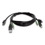 StarTech.com 6ft (1.8m) HDMI KVM Cable, USB 2.0, 3.5mm Audio, Universally Compatible Combo Cable for KVM Switches