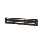 Tripp Lite N052-048 48-Port 2U Rack-Mount Cat5e 110 Patch Panel, 568B, RJ45 Ethernet, TAA