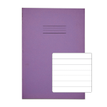 Rhino A4 Exercise Book 48 page Purple F12 (Pack of 100)
