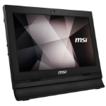 MSI Pro 16T 10M-241XEU Intel® Celeron® 5205U 39.6 cm (15.6") 1366 x 768 pixels Touchscreen 4 GB DDR4-SDRAM 256 GB SSD All-in-One PC Wi-Fi 5 (802.11ac) Black