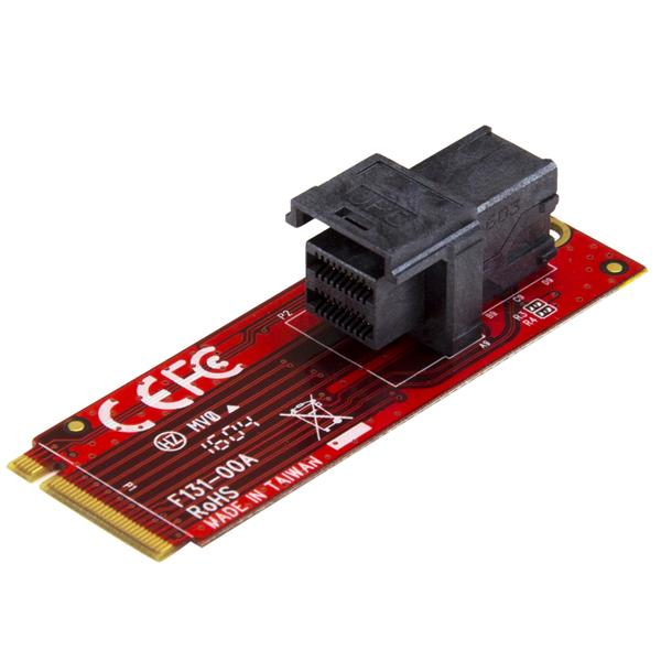 Image of StarTech.com U.2 (SFF-8643) to M.2 PCI Express 3.0 x4 Host Adapter...