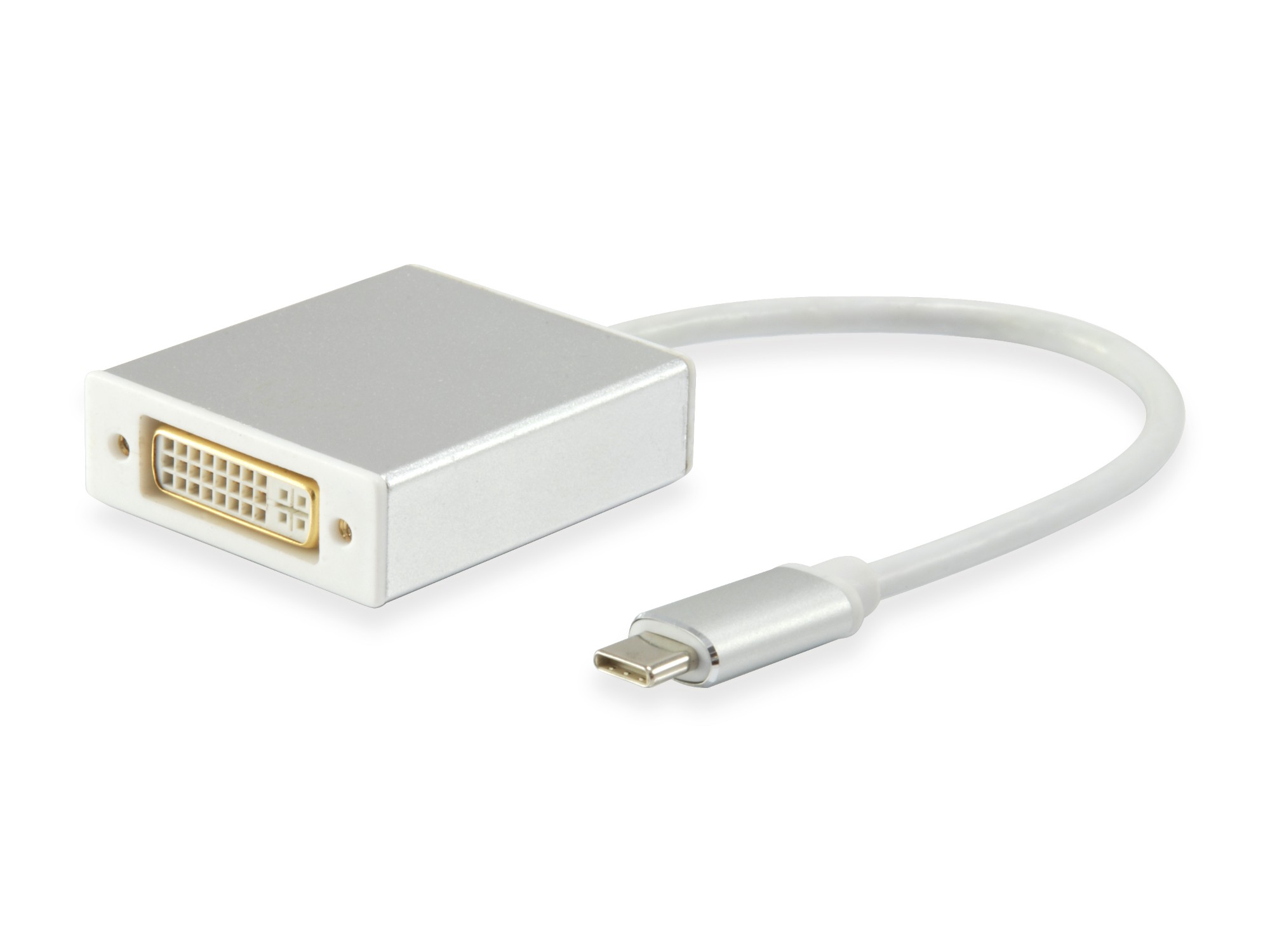 Photos - Card Reader / USB Hub Equip USB Type C to DVI-I Dual Link Adapter 133453 