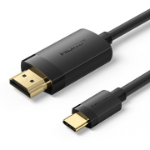 Vention CRIBG video cable adapter 1.5 m USB Type-C HDMI Black