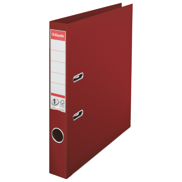 Image of Esselte 811520 ring binder A4 Bordeaux
