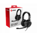 MSI IMMERSE GH30 V2 Gaming Headset 'Black with Iconic Dragon Logo, Wired Inline Audio with splitter accessory, 40mm Drivers, detachable Mic, easy foldable design'