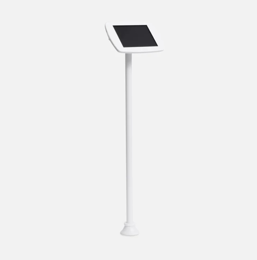 Bouncepad Floorstanding Slim with USB Cable | Samsung Tab A9 Plus 11.0 (2023) | White | Exposed Front Camera and Home Button