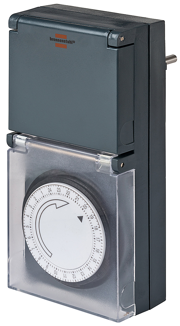 Image of Brennenstuhl 1506460 electrical timer Black Daily timer