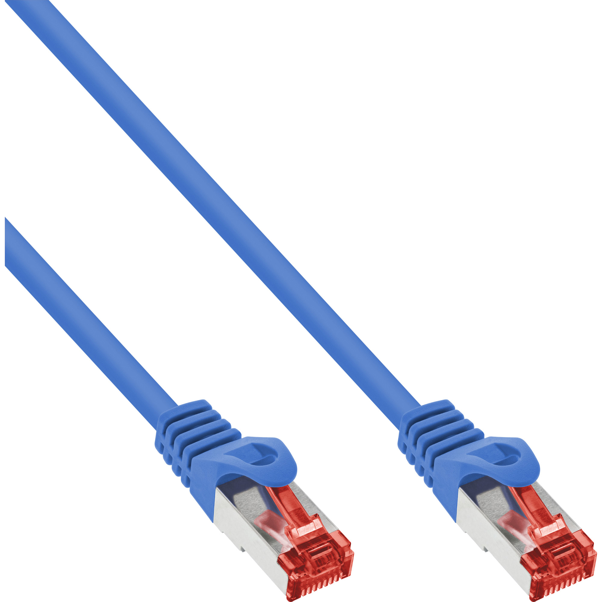 EU Product - - Patchkabel, S/FTP (PiMf), Cat.6, 250MHz, halogenfrei, Kupfer, blau, 15m thumbnail