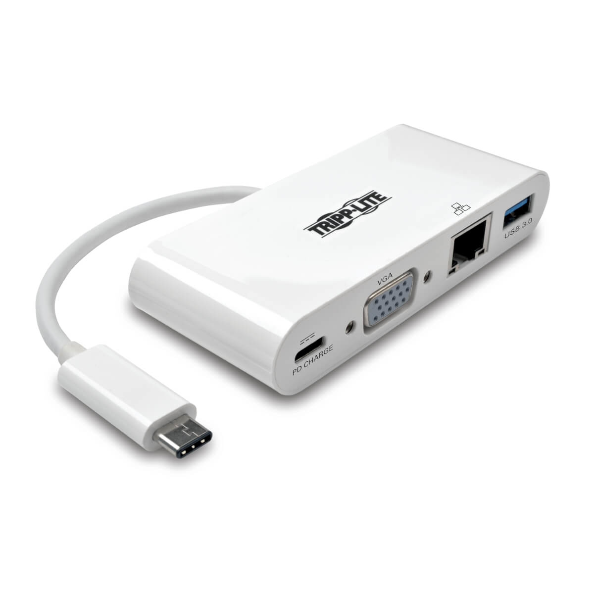 Image of Tripp Lite U444-06N-VGU-C USB-C Multiport Adapter, VGA, USB 3.x...