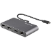 StarTech.com TB3DKM2DPL laptop dock/port replicator Wired Thunderbolt 3 Gray