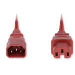 AddOn Networks ADD-C142C15C14G2FRD power cable Red 0.6 m C14 coupler C15 coupler