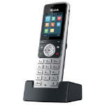 Yealink W53H combiné de téléphone combiné de téléphone sans-fil dect Identification de l'appelant Noir, Argent