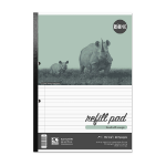 RHINO V4FM-0 writing notebook A4 80 sheets Green, Black, White