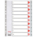 Esselte Index 1-10 PP A4 Grey