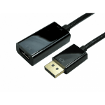 Cables Direct HDDP-HDMI video cable adapter DisplayPort Black