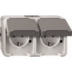 Merten MEG2321-8029 socket-outlet CEE 7/3 Grey