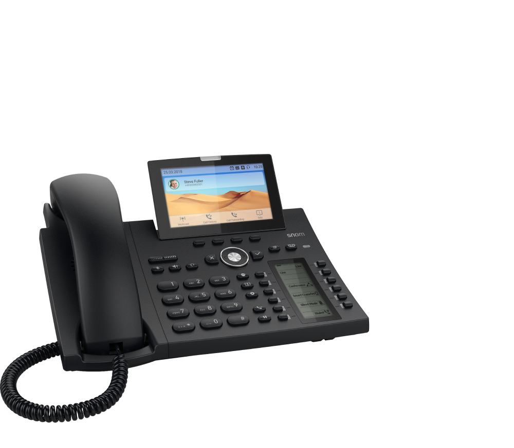 Image of Snom D385N IP phone Black 12 lines TFT