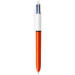 BIC 4 Color Original Fine Black, Blue, Green, Red Clip-on retractable ballpoint pen 1 pc(s)