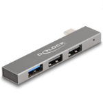 DeLOCK 64274 laptop dock & poortreplicator Docking USB 3.2 Gen 2 (3.1 Gen 2) Type-C Grijs