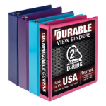 Samsill Durable ring binder A4 Blue, Dark Blue, Pink, Purple
