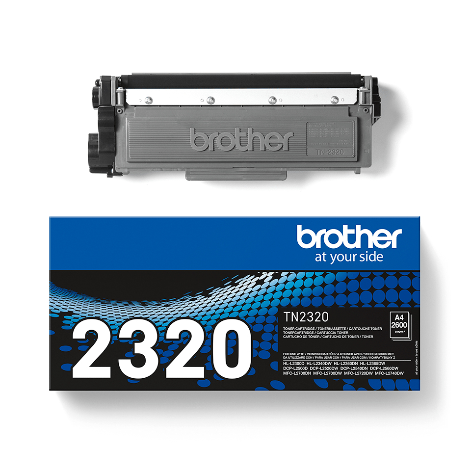 Brother TN-2320 Toner Cartridge High Yield Black TN2320
