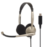 Koss CS100 USB headphones/headset Wired Head-band Gaming Black, Silver
