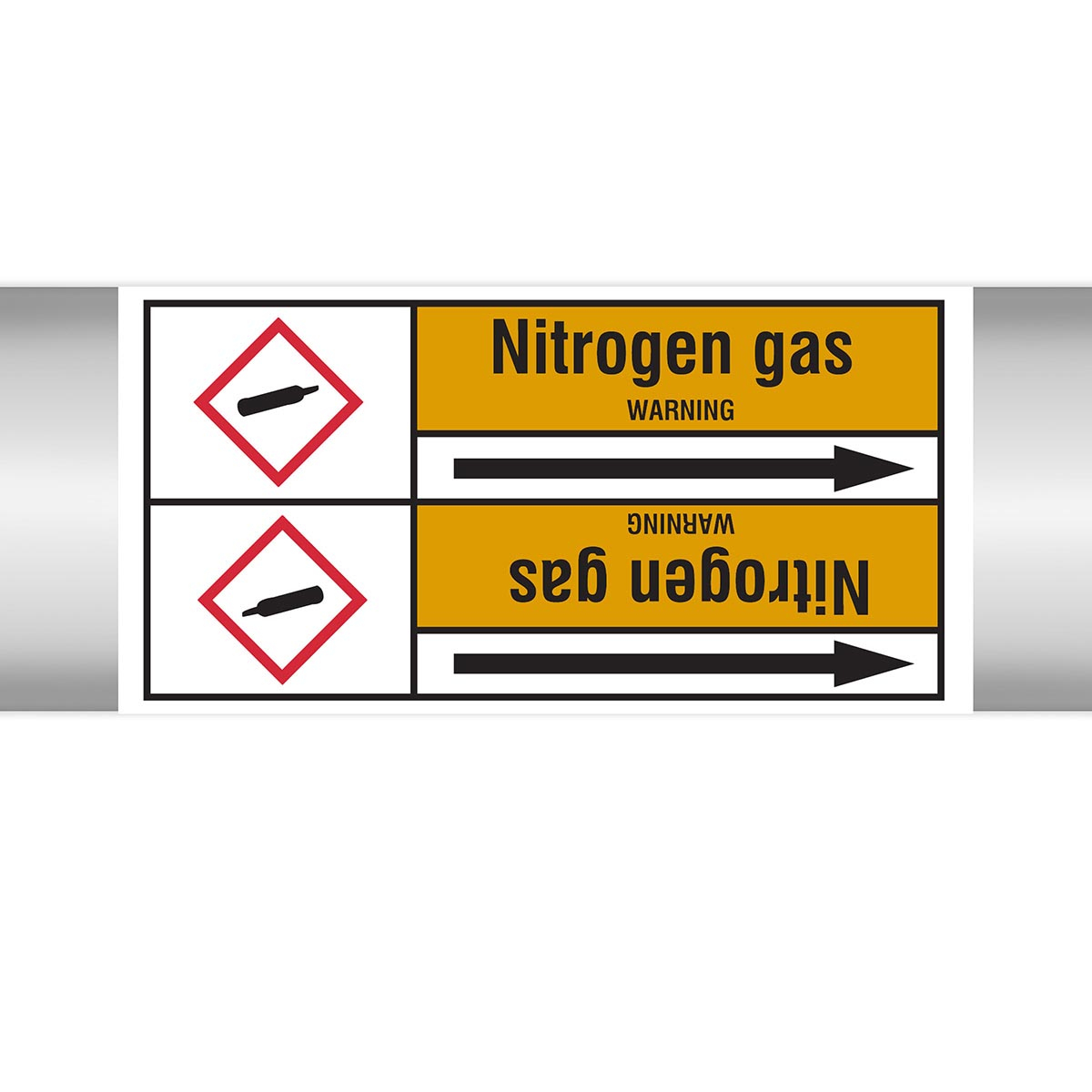 Photos - Self-Stick Notes Brady NITROGEN GAS 127X33RL-T2-P15 self-adhesive label Rectangle Perma 