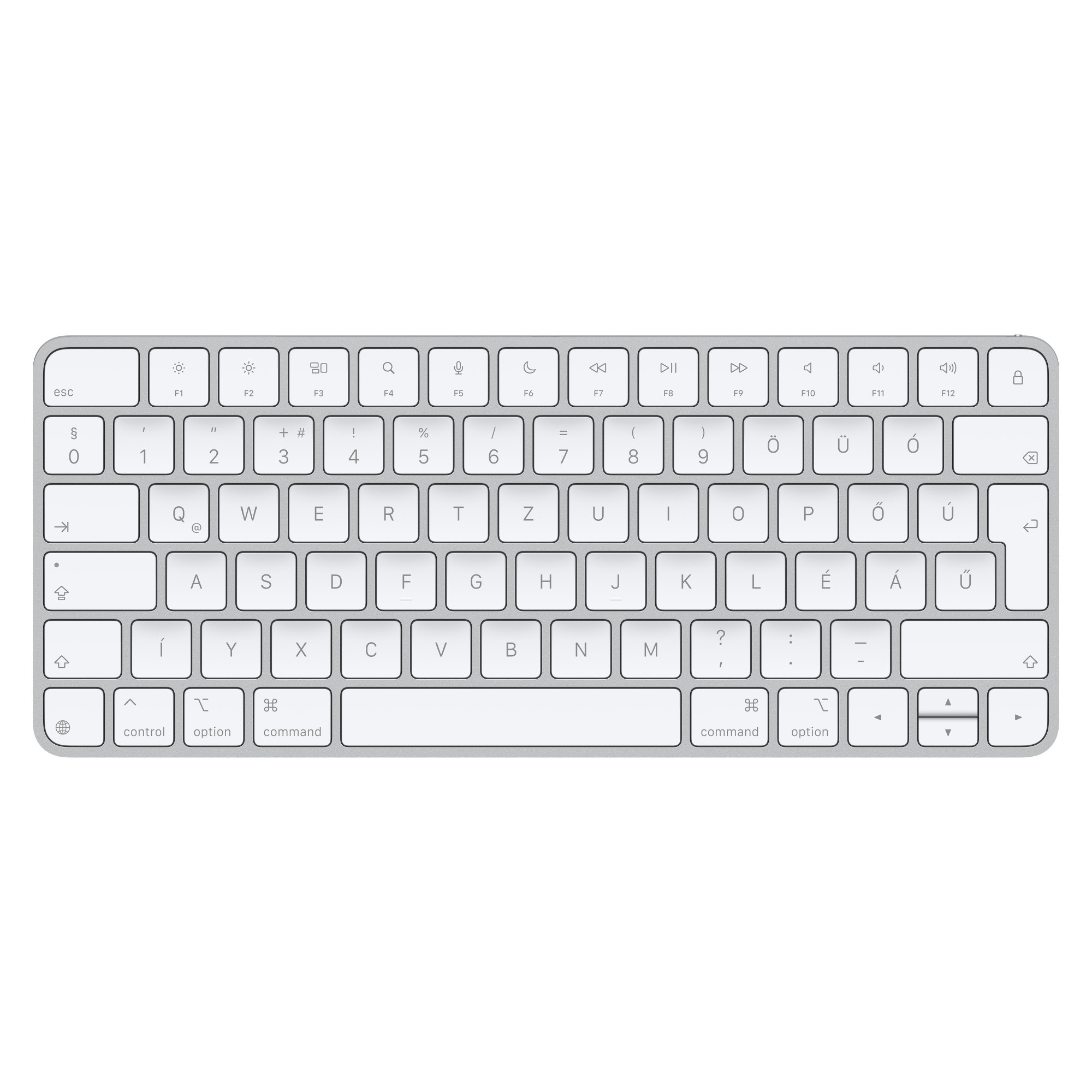 Apple MXCL3MG/A Keyboard Universal USB + Bluetooth QWERTZ Hungarian Wh