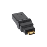 InLine HDMI Adapter HDMI A female / HDMI C male swing type gold plated