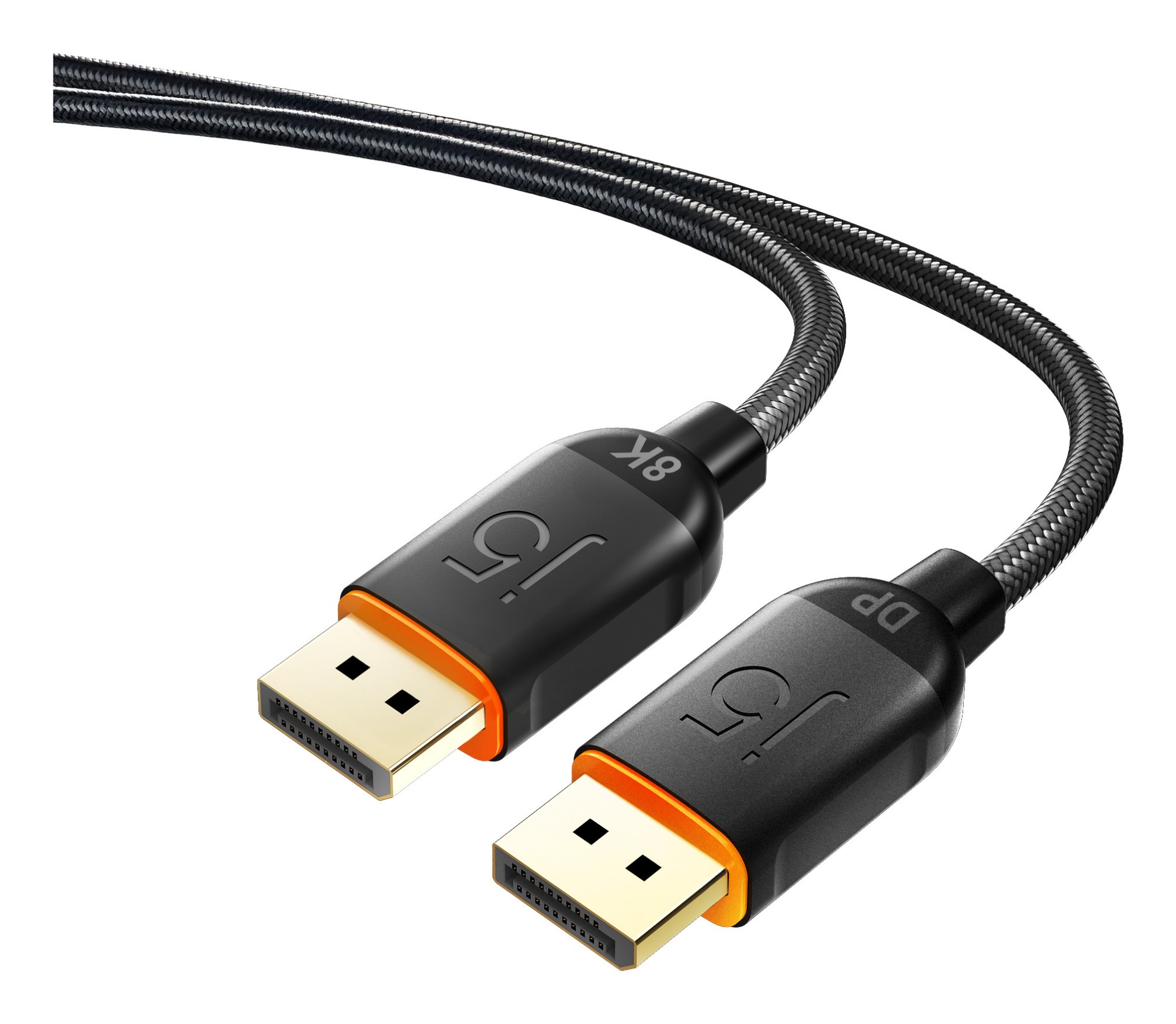 j5create JDC41L20 DP™ 1.4 8K DisplayPort™ Nylon Braided Cable