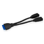 ICY BOX IB-AC641 USB-kabel 0,15 m Zwart