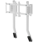 Oplite OP-SMS-GTRESW flat panel bureau steun 144,8 cm (57") Paal Wit