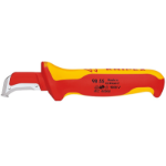 Knipex Kabelmantelmesser 009855 Metallic, Red, Yellow Fixed blade knife