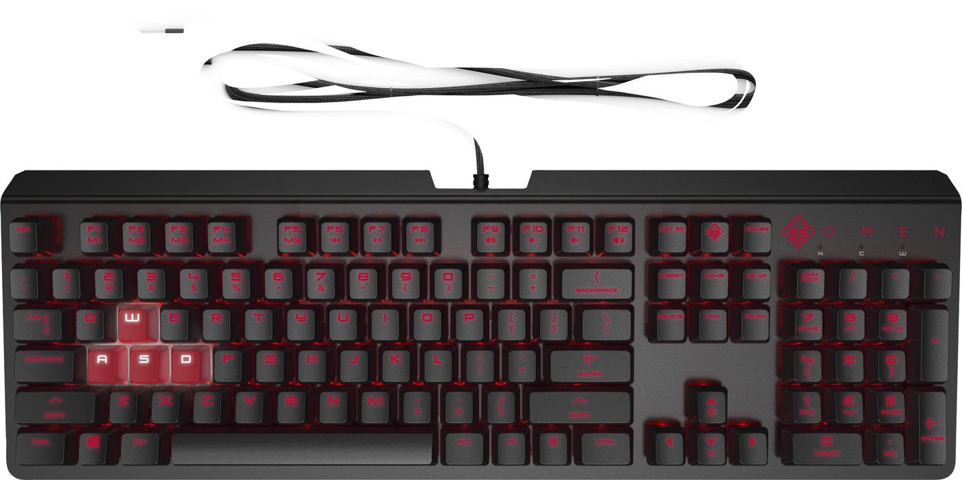 HP OMEN y HP Keyord 1300 rown