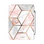 i-Blason Cosmo IPADPRO2020-12.9- -PEN-MARBLE tablet case 12.9" Cover Pink, Marble color