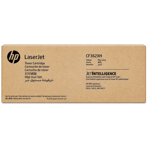 HP CF362XH/508X Toner cartridge yellow Contract. 9.5K pages ISO/IEC 19