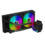 VIDA Aquilo 240mm ARGB Liquid CPU Cooler 2x ARGB PWM Fans Infinity Mirror RGB Pump Head Black
