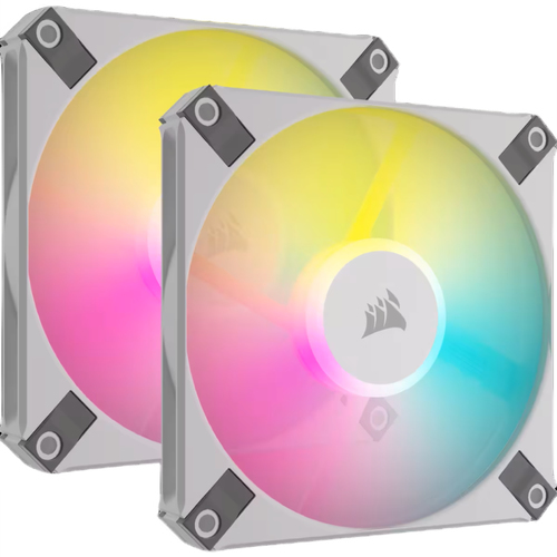 Image of Corsair AF120 RGB Slim Computer case Fan 12 cm White 2 pc(s)