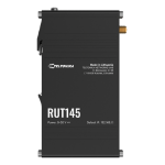 Teltonika RUT145 wireless router Fast Ethernet Single-band (2.4 GHz) Black