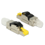 DeLOCK 86285 wire connector RJ45 Black, Silver, Transparent, Yellow