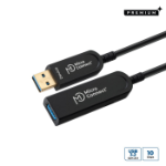 Microconnect MC-USB3.0AAF20AOP USB cable USB 3.2 Gen 2 (3.1 Gen 2) 20 m USB A Black