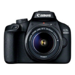 Canon EOS 4000D + EF-S 18-55mm III SLR Camera Kit 18 MP 5184 x 3456 pixels Black