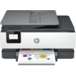 HP OfficeJet HP 8014e All-in-One-printer, Kleur, Printer voor Home, Printen, kopiëren, scannen, HP+; Geschikt voor HP Instant Ink; Automatische documentinvoer; Dubbelzijdig afdrukken