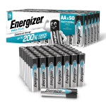 Energizer Max Plus Alkaline AA Battery Pack of 50