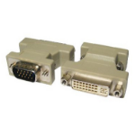 Cables Direct DVI-A - HD15 m/f Beige